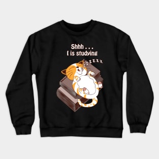 I is studying Crewneck Sweatshirt